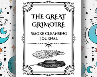 Smoke Cleansing Journal – Smudging, Incense & Energetic Cleansing Printable Grimoire Pages (PDF)