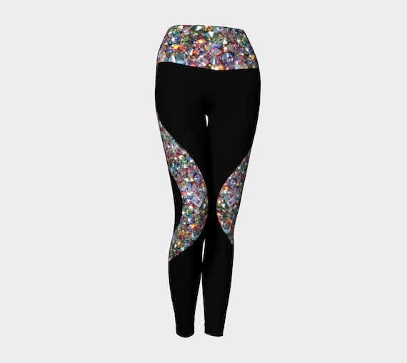 rhinestone yoga pants