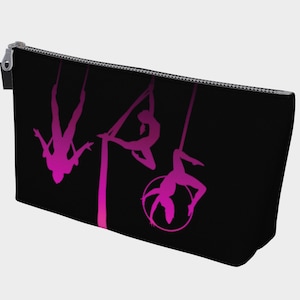Aerial Ombre - Midnight Rose Makeup Gear Bag with Pocket
