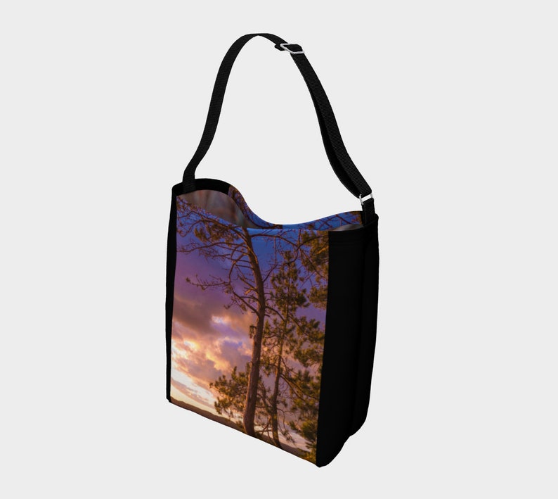 Lake Superior Agawa Bay Sunset Pine Tote Bag