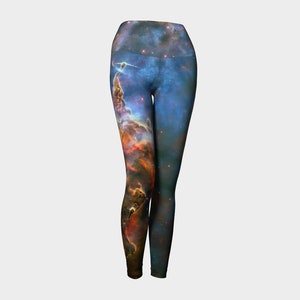 Cosmic Dreams - Mystic Nebula Yoga Leggings