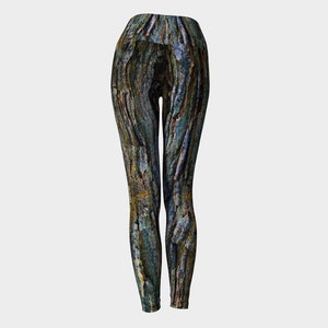 Tree Bark Yoga Leggings image 4