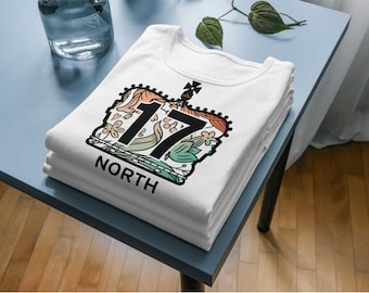 17 North Cotton Tee Shirt - Canada Ontario Road Trip