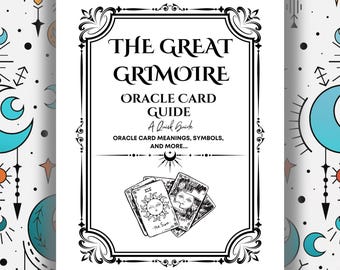 Oracle Card Reading Guide – History, Core Practices, and Practical Applications | Printable Witchy Grimoire Pages (PDF)