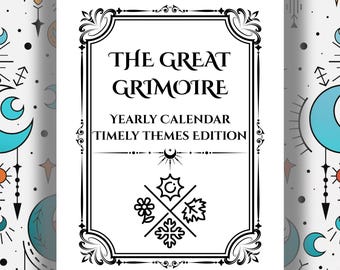Grimoire Calendar Pages: Timely Themes Printable (PDF)