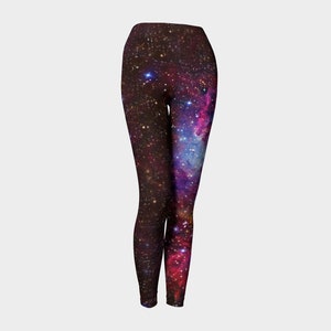 Cosmic Dreams - Fox Nebula Yoga Leggings