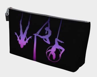 Aerial Ombre Midnight Amethyst Makeup Gear Bag with Pocket