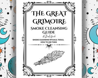 Smoke Cleansing Guide – Smudging, Incense & Energetic Cleansing Guide: Printable Grimoire Pages (PDF)