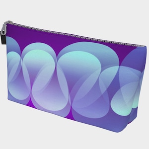 Geometrix - Ripple Paarse Make-up Gear Bag met Zak