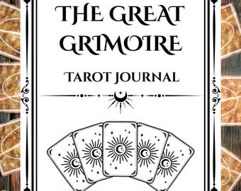 Tarot Card Reading Journal – Record Your Tarot Reading Sessions | Printable Witchy Grimoire Pages (PDF)