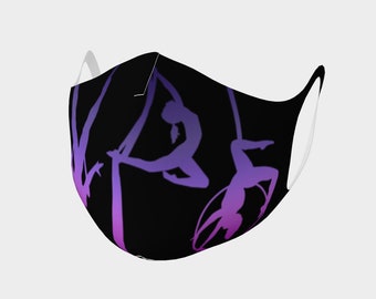 Face Mask Style 2 - Aerial Ombre Purple