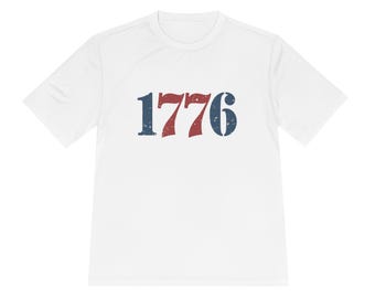 1776-2026 Patriotic T-Shirt | Distressed 1776 Independence Day Tee