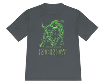 Bull Market Graphic T-Shirt | Neon Stock Market Design
