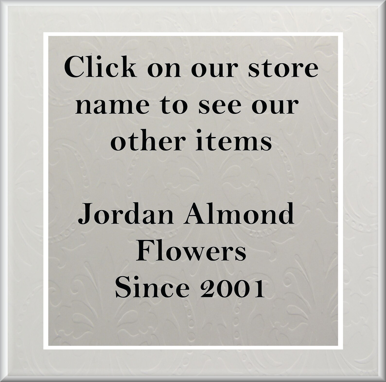 25 Ivory Jordan Almond Ribbon Flower Favors With Gold Berry Etsy