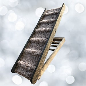 48x16 Gentle Incline, Extra Wide Pet Ramp, Large Dog, Small, cat puppy rabbit bunny, freestanding adjustable, pet steps
