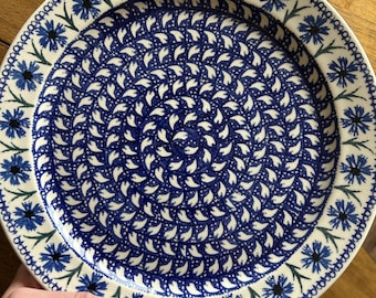 Plato de cerámica polaca