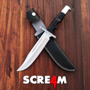 Scream Movie Replica Knife: Bloody Ghostface Buck 120 Hunting Knife