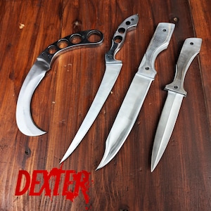 Dexter Morgan Knife Set: Stainless Steel Replica, Collectible Knives