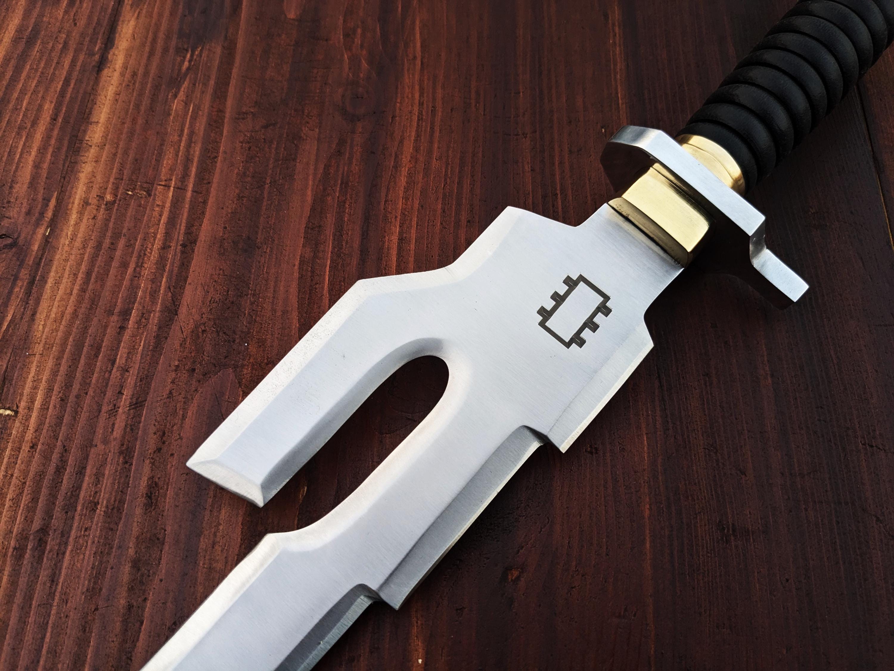 Cosplay Sword JJK Toji Fushiguro Sword Real Metal 21 Inch Inverted