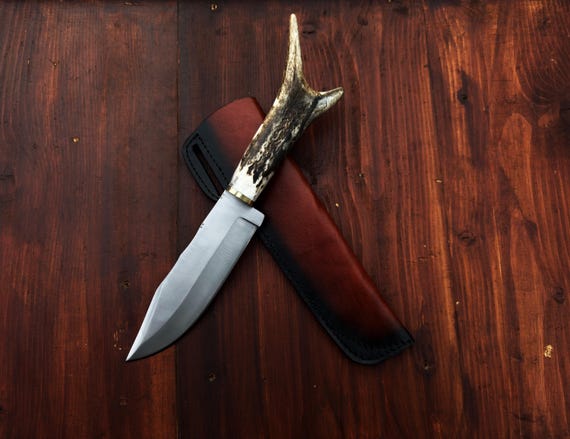 Handmade D2 Steel Bowie Knife: Legend of The Fall Movie Replica with Leather Sheath