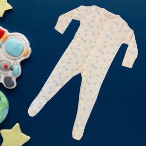Unisex Baby Clothing Winter Baby Coverall Cotton Baby Sleep Suit Star Print Baby Long Sleeve Bodysuit Baby Jumpsuit  Footed Romper Baby