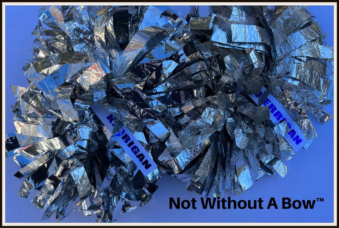 Pom Pom Name Tag Set of 2 Pom Pom Name Tag for Pom Cheer Dance Etsy