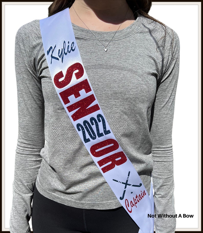 Field Hockey Senior Sash Senior Sash Senior Night Sash Etsy