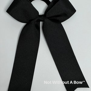 College Style Cheer Bow | Collegiate Style Bow | Thin Cheer Bow | Choose Color