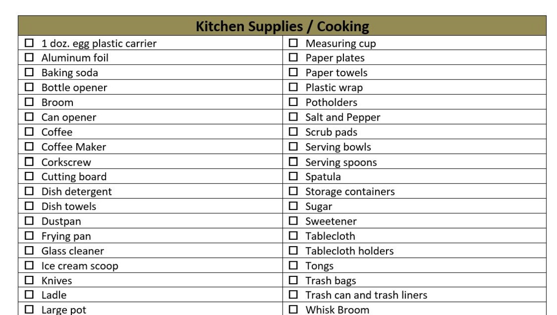 Ultimate RV Trip Checklist | Complete Packing List & Travel Trailer ...