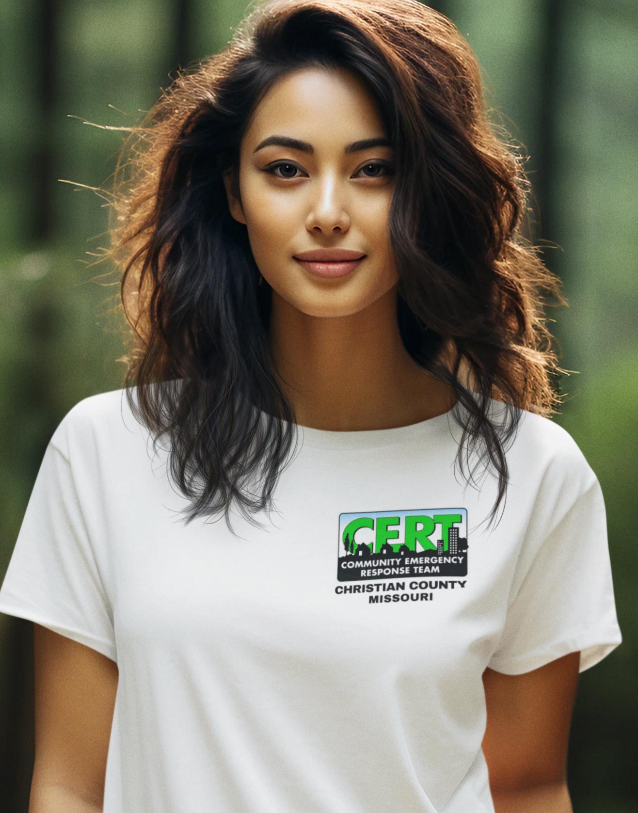 Personalized CERT T-shirt: Community Emergency Response Team