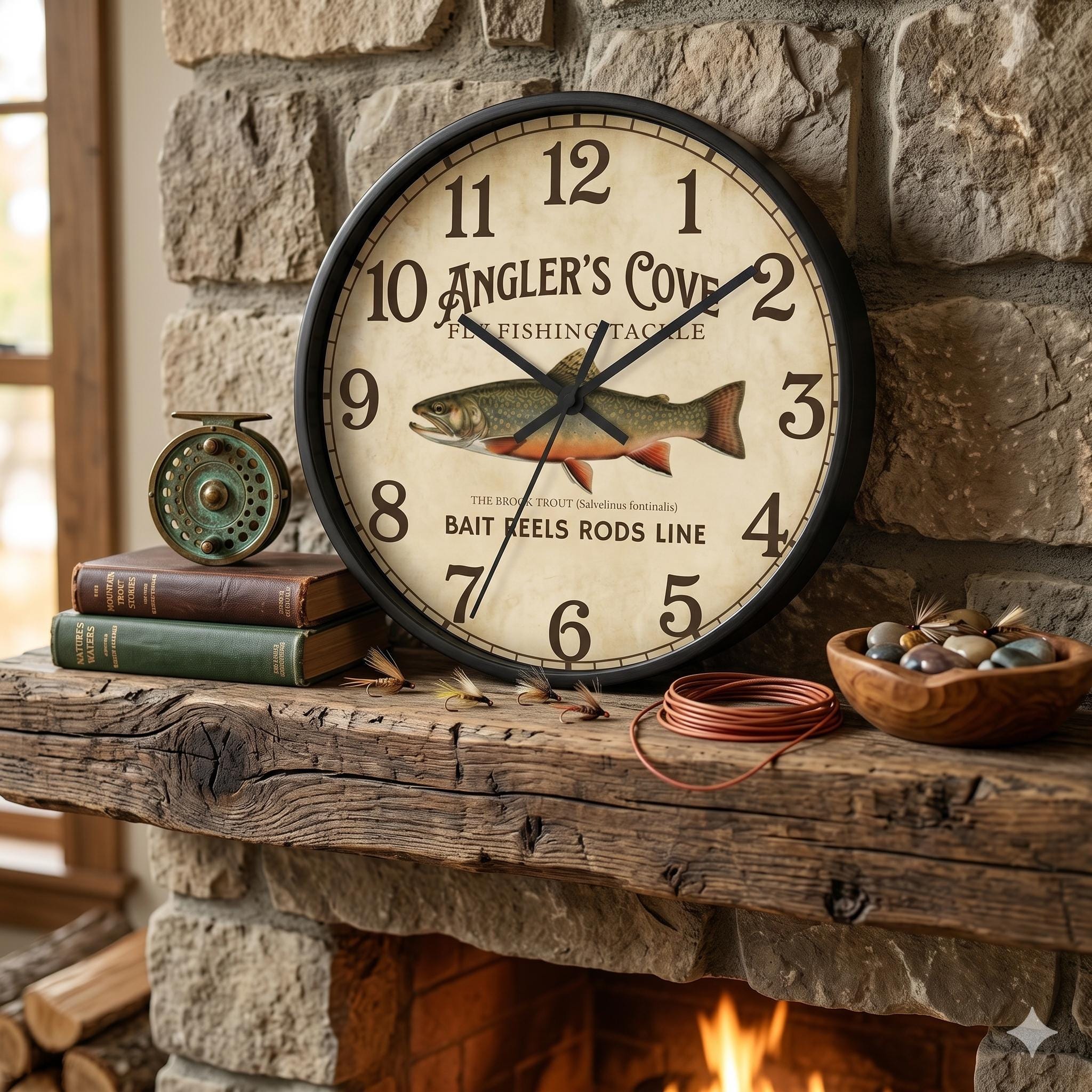 Vintage Fish Clock - Etsy