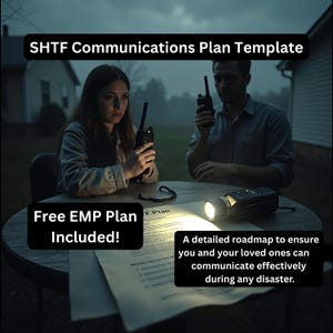 SHTF Communication Plan: Emergency Preparedness Template (Digital Download)