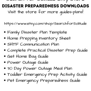 Power Outage Guide, Disaster Plan, Preparedness, Prepping, Prepper, Emergency Plan, Survival, emergency response, disaster plan, checklist, shtf