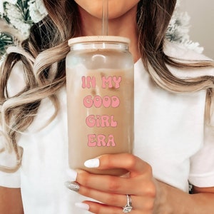 Handmade Personalized Glass Tumbler for Book Lover, Custom Bookish Tumbler, Customized Reading Tumbler, Unique Gift Idea
