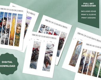 Throne of Glass - Hardcover Book Edges - Digital Download | Full Set