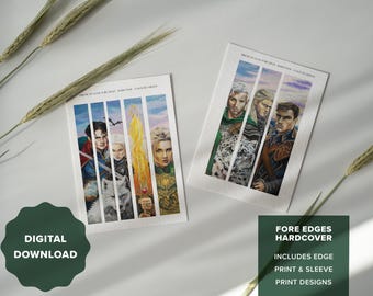 Throne of Glass - Hardcover Book Edges - Digital Download | Fore Edges Only