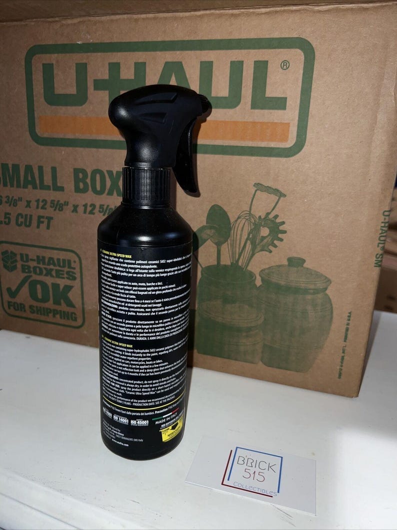 Maniac Ceramic Ultra Speed Wax 500ml Spray by MAFRA Maniac NIB MF81