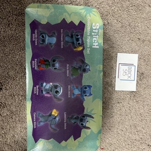 Disney Stitch 8 Pcs Collectible Figure Set NIB Disney Junior figurine 2" tall image 2