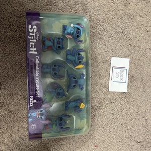 Disney Stitch 8 Pcs Collectible Figure Set NIB Disney Junior figurine 2" tall image 1