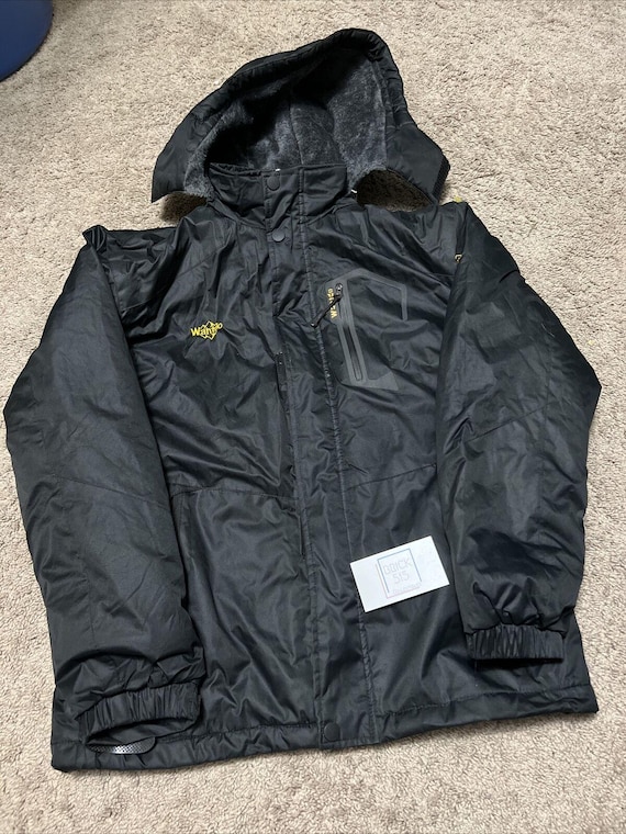 Black waterproof winter coat online