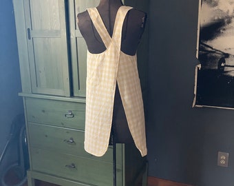 Cotton Cross-Back Apron