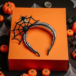 Diadema de Halloween: Cosplay de demonio, murciélago y araña - Accesorio de fiesta 2025