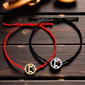 Skyrim Viking Runes Bracelet: Stainless Steel Futhark Charm
