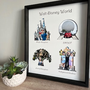 Bucket List - Orlando Parks | Photo Frame | Icon Castle | Fan Gift | Wall Art image 2