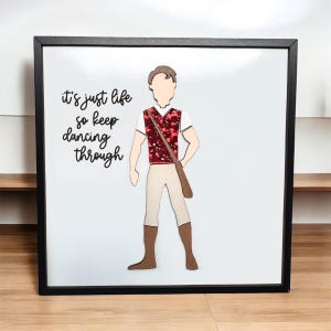 Wicked Broadway-Musical inspirierte 3D-Kunst | Fiyero | Elphaba | Glinda