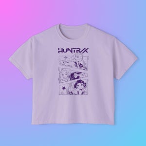 Huntrix Comfort Colors Shirt | Kpop Demon Hunters, Embroidered Dad Cap, Fandom Gifts, Kpop Girl Group, Rumi, Mira, Zoey Casual Cosplay