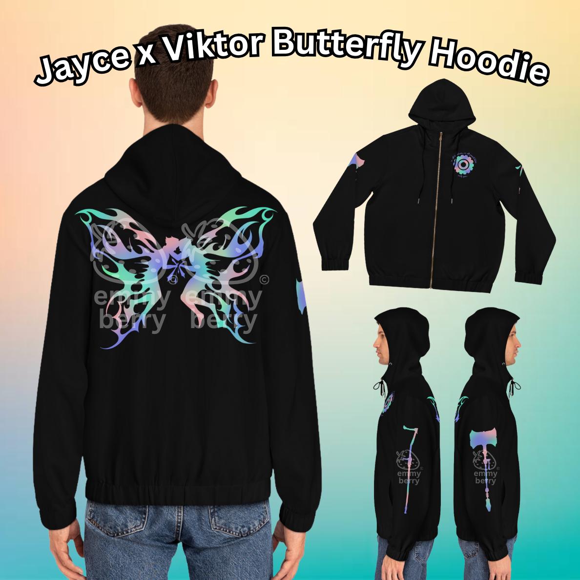 Jayvik Butterfly Zip-up Hoodie | Jayce X Viktor Hoodie