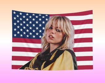 Renee American Flag Tapestry | 26x36" Wall Hanging
