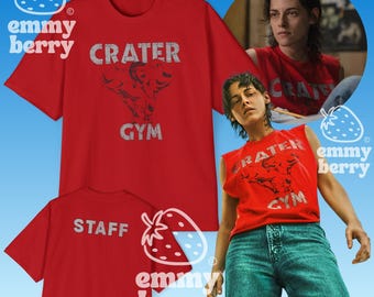 Camiseta del personal del gimnasio Crater / Disfraz de Lou de Love Lies Bleeding