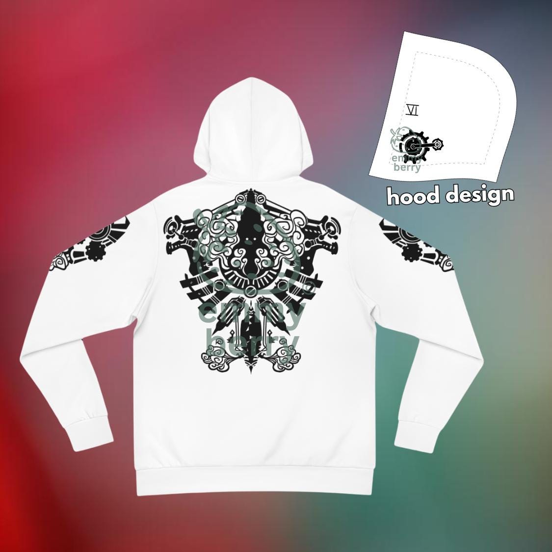 Vi Tattoos Hoodie | Arcane, League of Legends, Arcane Merch, Vi Cosplay, Cosplay Hoodie, Gamer Merch, Gamer Gifts, CaitVi